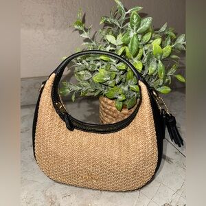 NWOT Coach Black & Tan Handbag